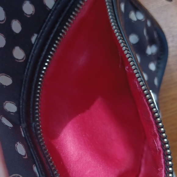 Tyler Rodan multi pocket polka-dot, fabric crossbody bag. - Picture 4 of 11